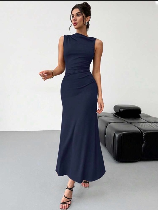 SHEIN Dresses & Skirts - SHEIN Navy Sleeveless Maxi Dress